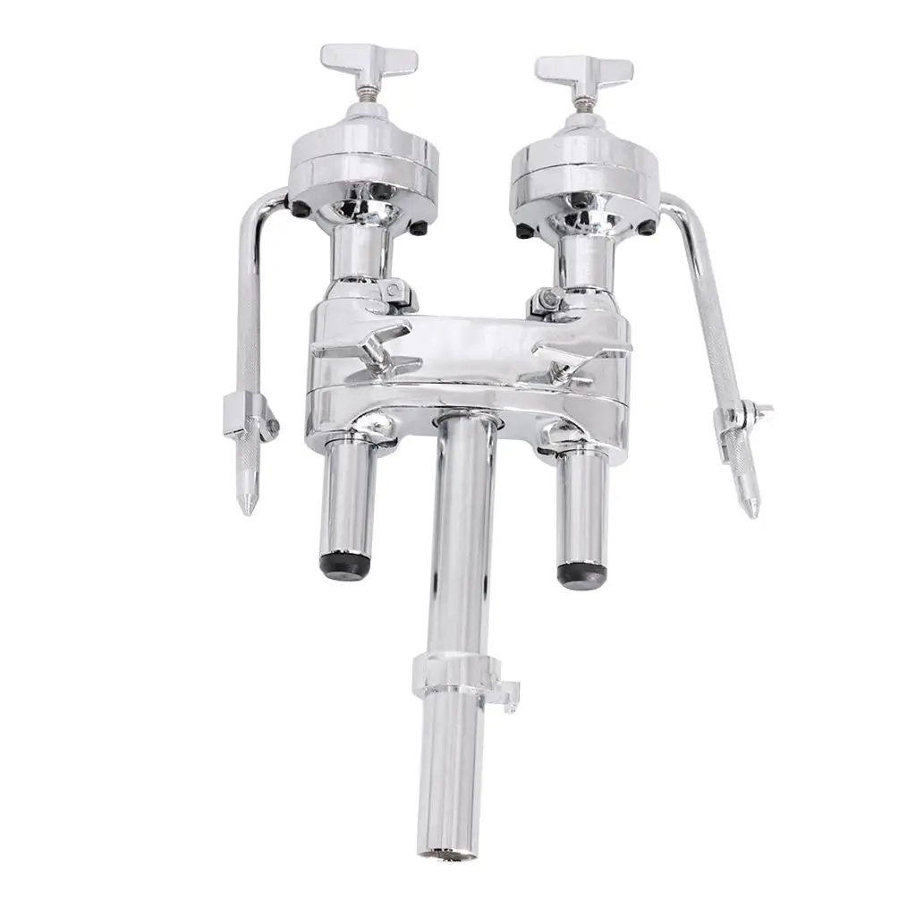 Durable Double Tom Holder Stand Bracket for Bass Drum Parts Accessories