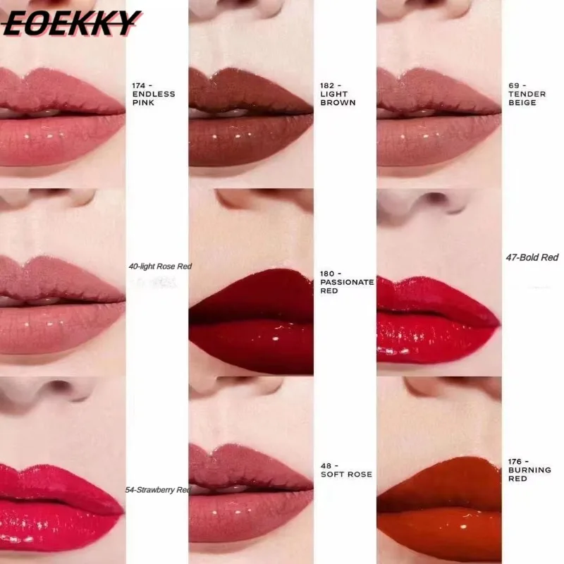 

2024 EOEKKY Selling Luxury Brand 3.5ml+4.5ml-2 in 1 Lasting Double Head Lip Glaze Lip Gloss Tube Lipstick Wholesale