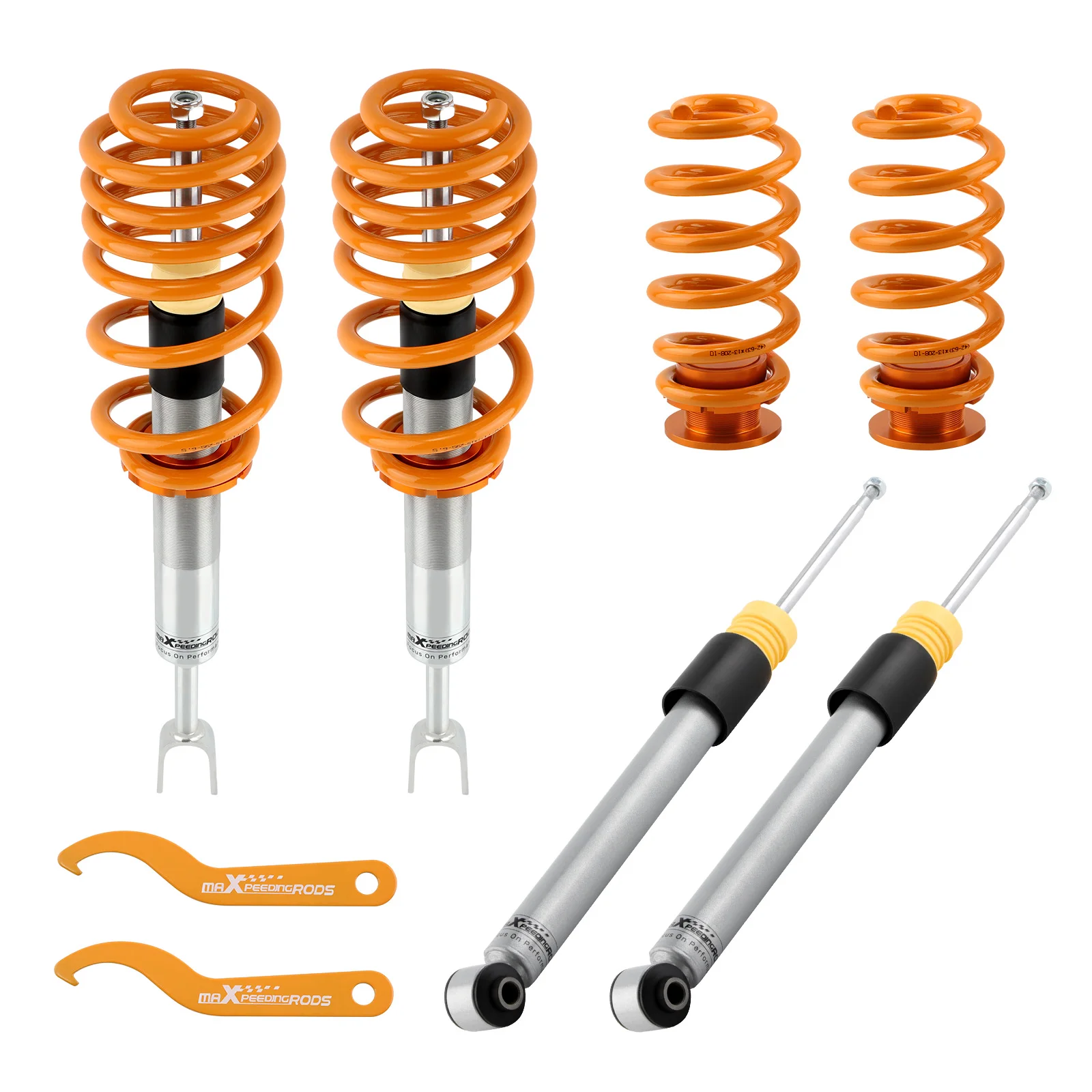 maXpeedingrods Lowering Suspension Kit Coilovers For Audi A4 8E B6 B7 2001-2009	Suspension Coilovers Shock Coil Spring Strut