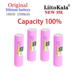 Original LiitoKala 3.7V INR18650 35E 3500mAh lithium battery, 20A discharge, suitable for flashlights/toys/electronic products