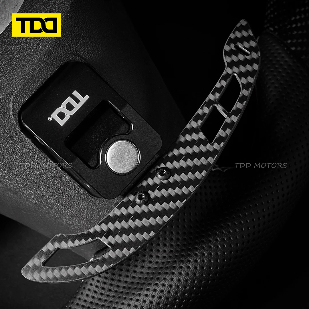 

TDD Magnetic Carbon Fiber Paddle Shifters For Toyota Supra A90 A91 2019 2020 2021 2022 2023 2024 Steering Wheel Shift Paddle