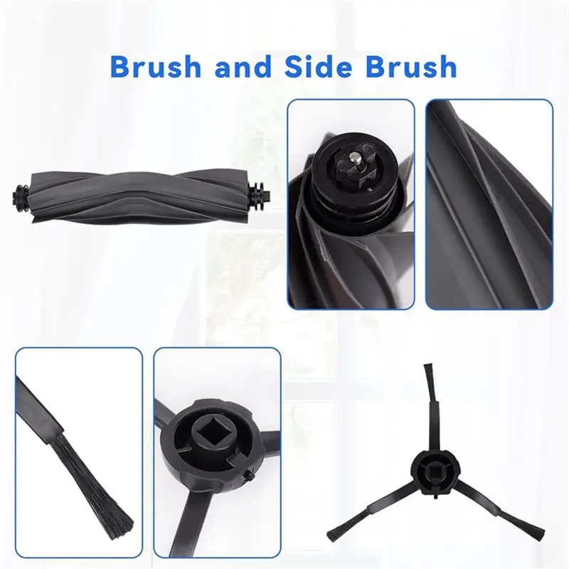 AS60-Spare Parts Kit For Dreame L20 Ultra/L30 Ultra Robotic Vacuum Cleaner Main Side Brush HEPA Filters Mop Cloth Dust Bag Set