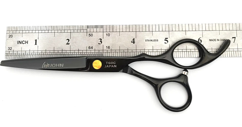 John Haarschere Japan 440C Schere Mit Titanbeschichtung 6 Zoll Schwarze Schere Professionelle Friseurschere S33927D67Bc46441B9C1504E7C1E8B8Dbb