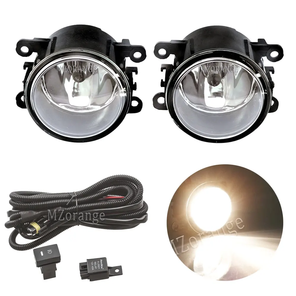 Światła przeciwmgielne reflektor dla Mitsubishi ASX Outlander L200 Pajero Grandis Galant 2003-2015 LED światło przeciwmgielne przedni zderzak lampa przeciwmgielna