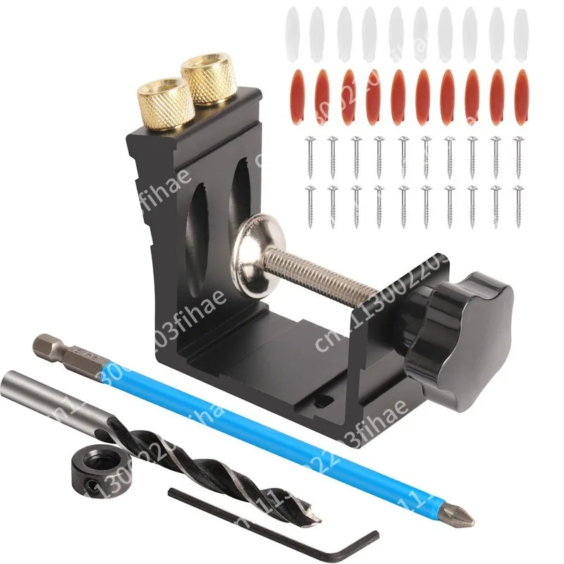 Oblique hole opener, woodworking oblique hole locator punching, wooden splicing installation tool oblique hole furniture