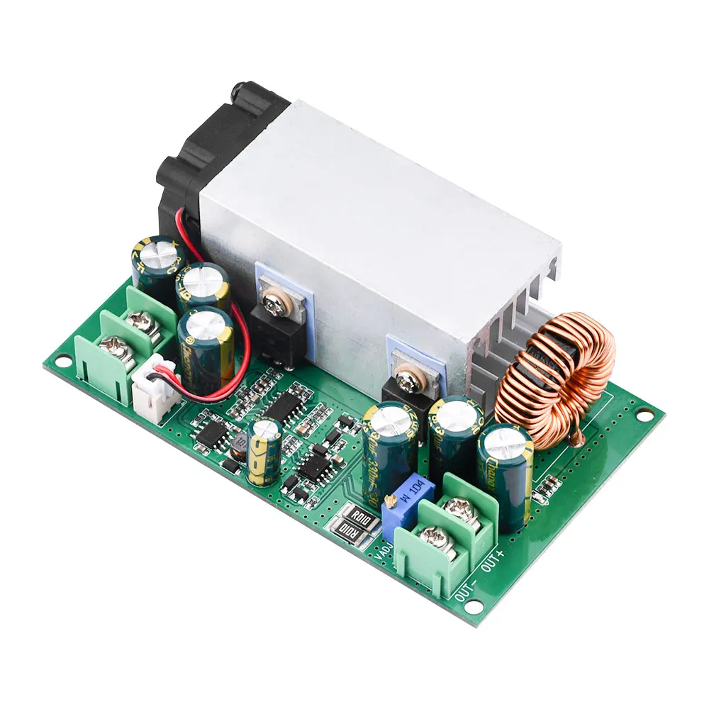 600W High Power Step-Down Power DC-DC Buck Converter Supply Module 12-75V To 2.5-50V 25A Adjustable Regulated Power Supply Board