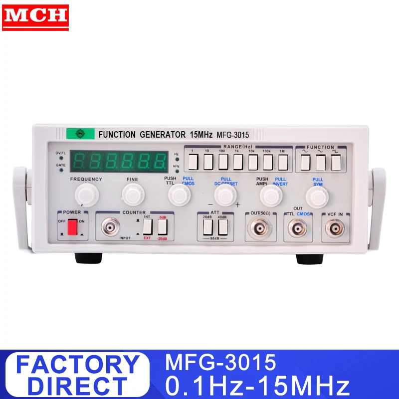 MCH Function Generator Frequency Counter MFG-3005