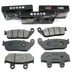 For SUZUKI AN650 Burgman/Skywave 650 2002-2019 AN650A 2004-2009 2010 2011 2012 AN 650 Motorcycle Front Rear Brake Disc Pads Kit