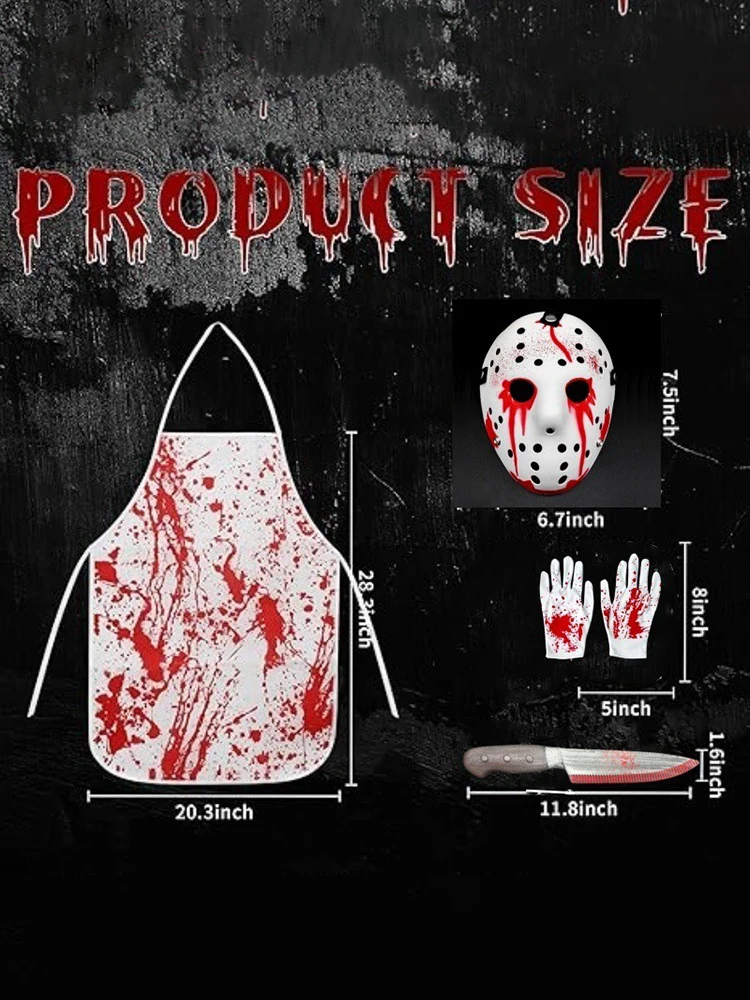Halloween Bloederige Kok Kostu - Cosplay Prop Knife recensie en prijs