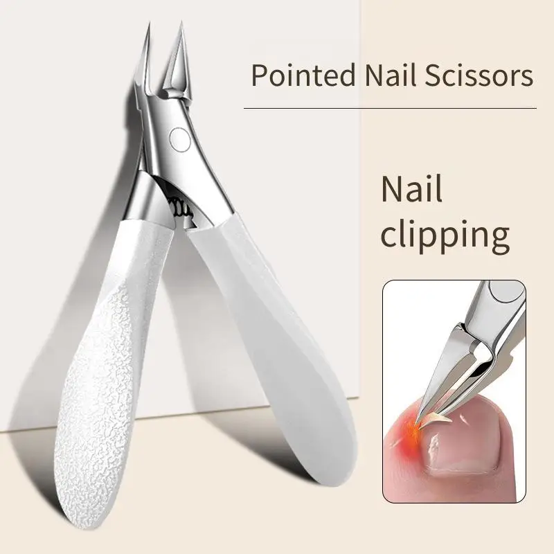 

Pointed-tip nail groove pliers: specialized nail clippers angled nail scissors, tools for trimming toenails and hawk-bill pliers