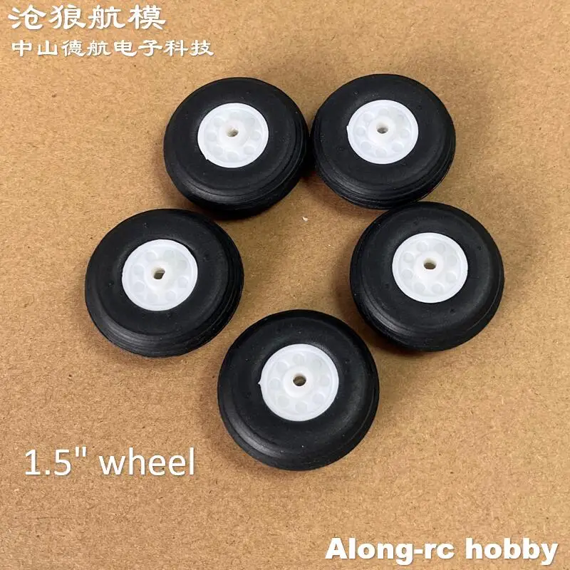 Pièce de rechange pour modèle d'avion RC, roue en PU 31mm 36mm 44mm 25mm, roues (1.25 "1.5" 1.75 1.0 pouces) pour train d'atterrissage, bricolage