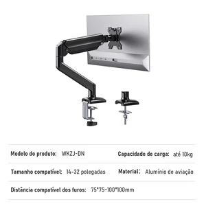 Monitor Support , Articulated Arm Monitor , TV Support , Articulated Braco Monitor , Articulated Support for Monitor , do Brasil 10 Main Sales Articulated Braco Monitor - №1