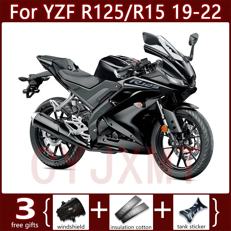 Full Cover Motorcycle Fairings For Yamaha YZF R125 2019-2022 R15 18-22 Bodyframe Fairing Kit YZFR125 19-22 Bodywork Molding Cowl