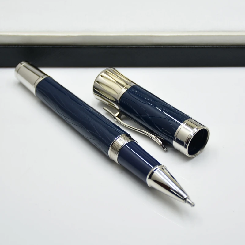 luxury Great Writer Edition Mark Twain Black / Blue / brown MB ballpoint pen / roller ball pen brand write ball pens