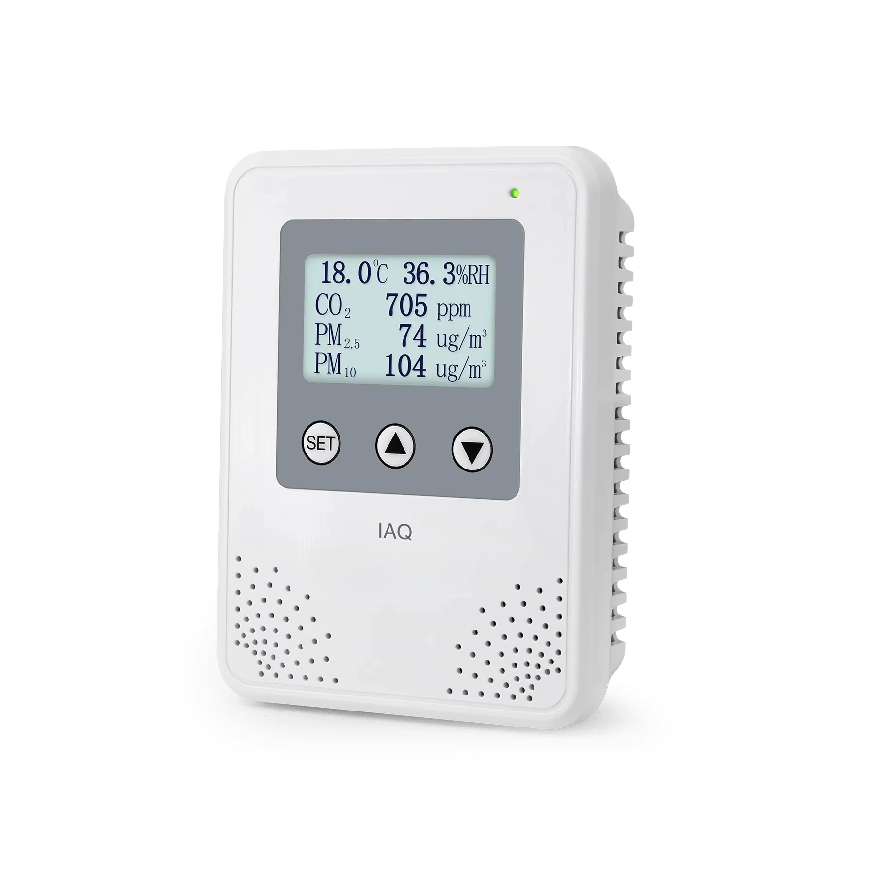 The LFG60 All-in-one Environmental Sensor Air Quality Transmitter Measures Temperature, Humidity, CO2, PM2.5, VOC, Formaldehyde