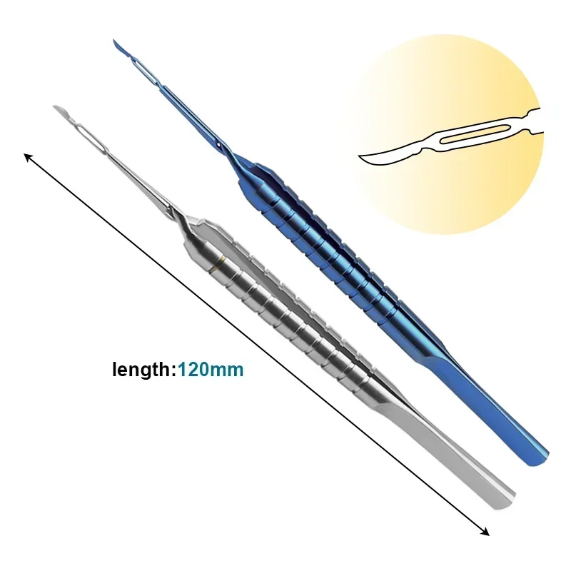 Ophthalmic Nucleus Crushing Tweezers Autoclavable Eyelid Clamp Forceps Ophthalmic Instrument Stainless Steel/Titanium Alloy