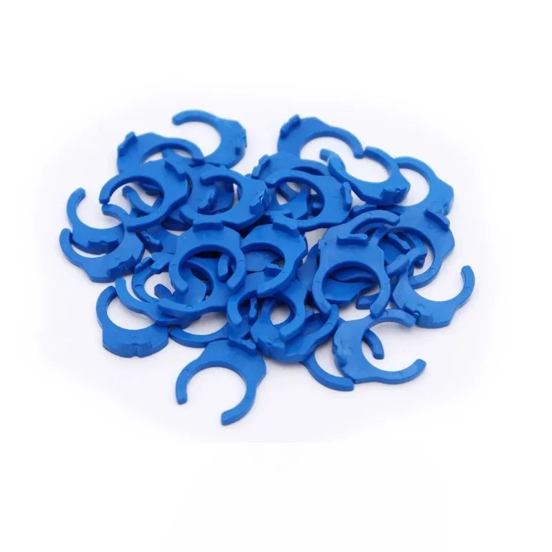 1/4'' 3/8'' Blue C-type Quick Connect Pipe Clip Clamp Fitting
