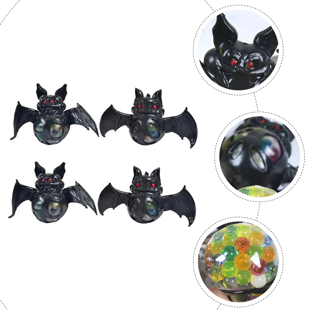 

Набор из 4 игрушек-антистресс в форме летучей мыши: интересные сенсорные игрушки для снятия стресса