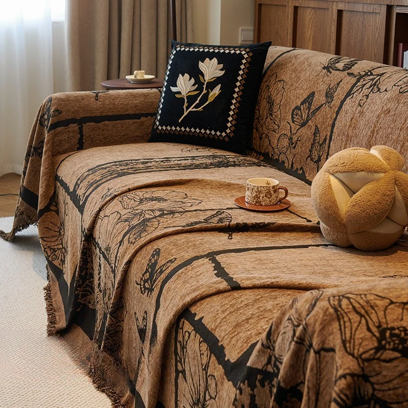 

Sofa Towel New Medieval Sofa Cover Four Season Universal Retro Living Room Decoration Home Textile Products