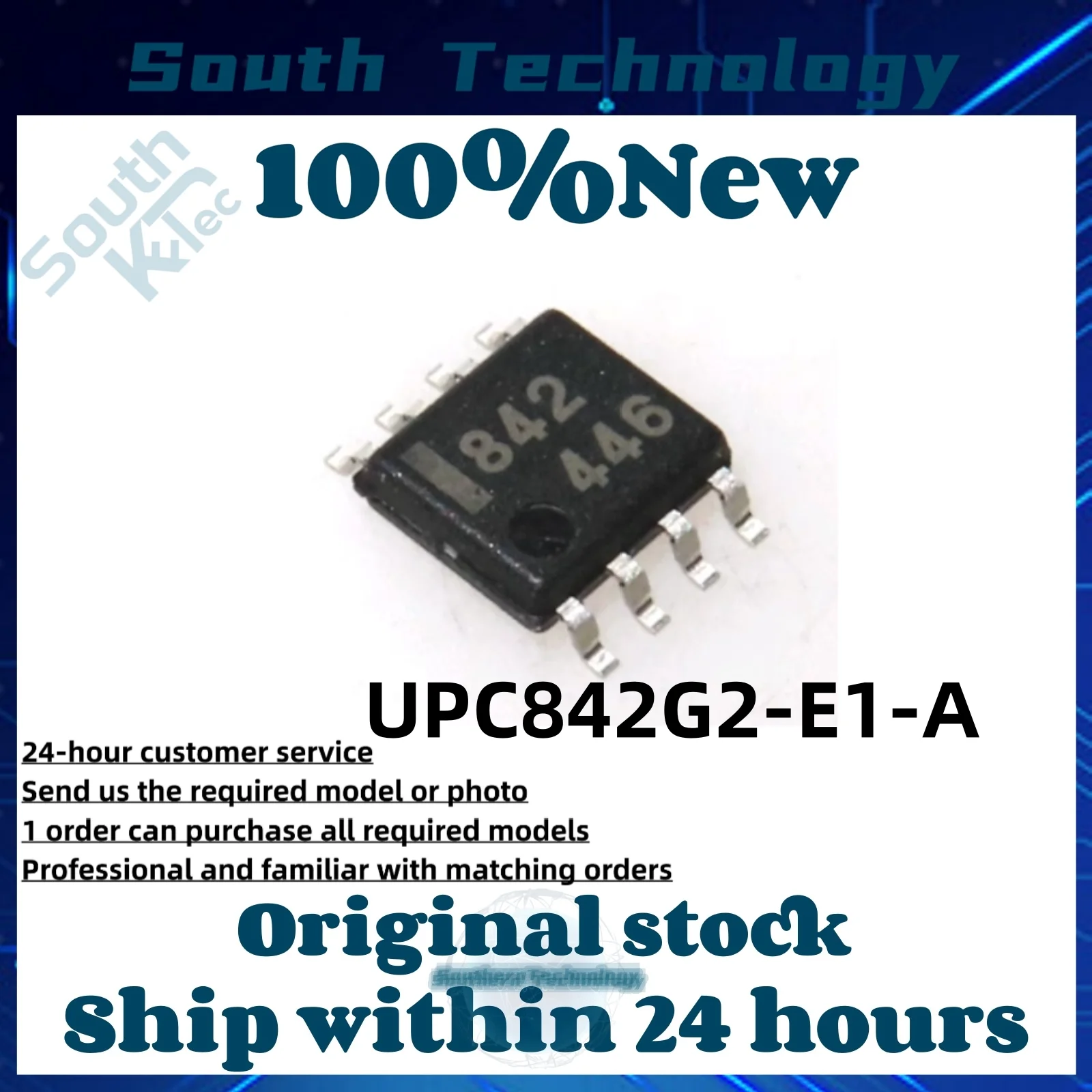 10Pcs/Lot UPC842G2-E1-A 842 UPC842 SOP-8 SOP8 Brand new original in stock