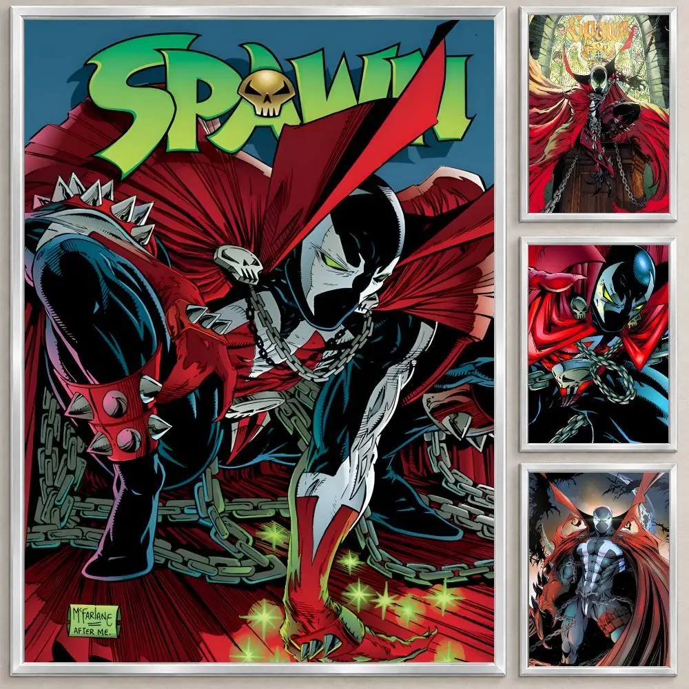 Comic Character Spawn Poster High Definition Stickers, Wall Decals for Bedroom Living Room, Home Art Decor