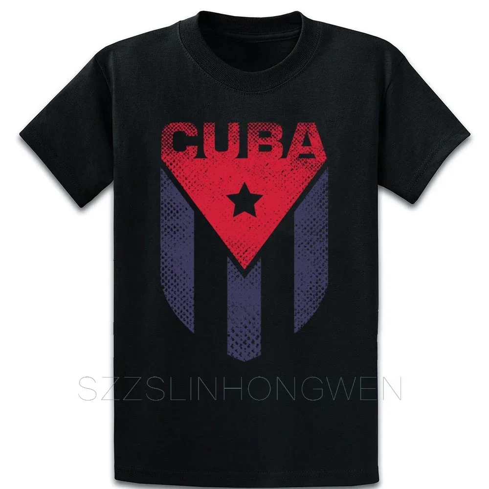 

Cuba TCouple Short Sleeved T-shirt For Men Women Breathable Casual Pure Cotton Loose Tops