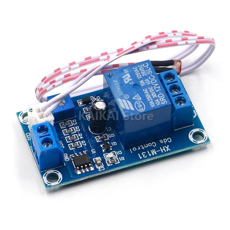 XH-M131 DC 5V 12V 24V 10A Light Control Switch Photoresistor Relay Module Detection Sensor brightness Automatic Control Module