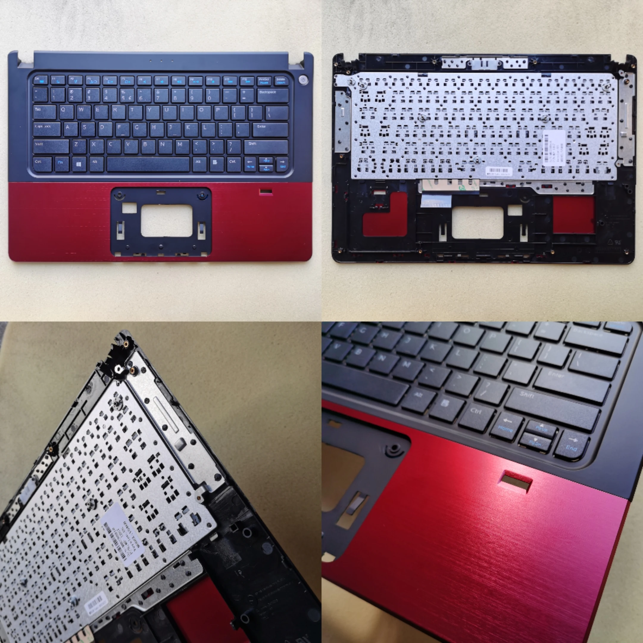 

Metal new laptop palmrest upper case cover with keyboard for DELL Vostro V5470 V5460 V5480 P41G 5439