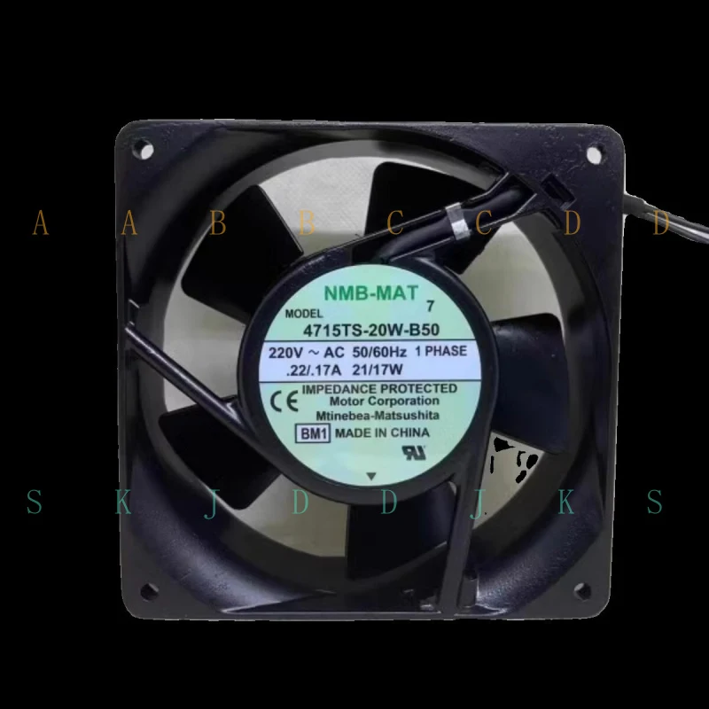 M  1pc 4715TS-20W-B50 200VAC 21/17W 12CM 12038 Inverter Cooling Fan