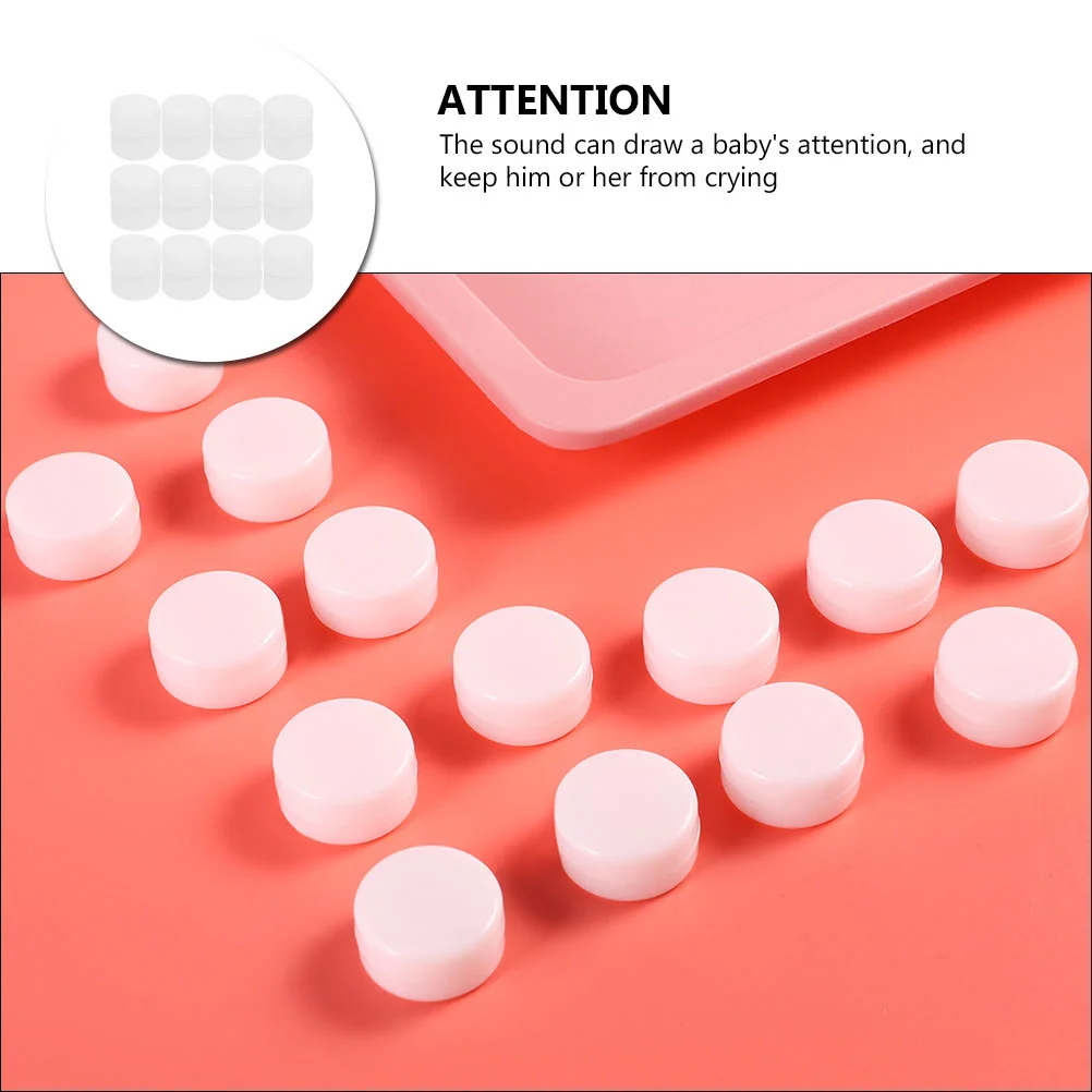 50 Stuks Insert Rammelaar Sound Maker Plastic Doos voor Kinderwagen Wieg Lawaai Maken Baby Spelen Accessoire Rammelaar Doos