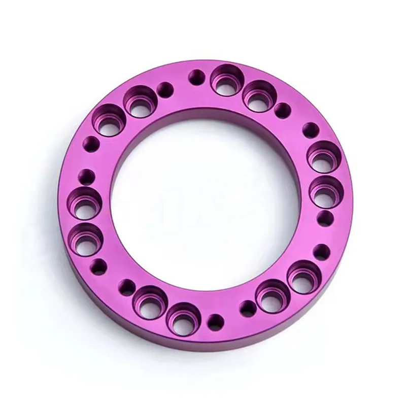 Universal Cars Accessories Steer Wheel Hole Adapter 13mm Aluminum Car Steering Wheel Hub Boss Kit Adapter Spacer