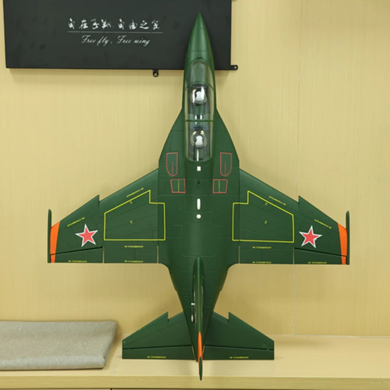 Freewing 70mm Ducted Fan Yak-130 Simulation Model Red EDF RC Jet Airplane Hobby Aircraft Foam Model Plane Green