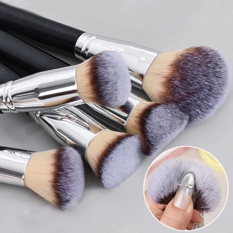 Pennelli per trucco per fondotinta liquido angolato Correttore professionale Fard Ombra Contorno Pennelli per cipria in polvere Strumenti di bellezza cosmetica
