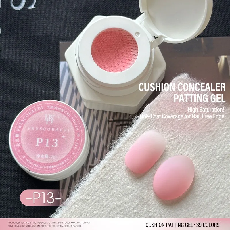 Air Cushion Patting Gel, Hochpigmentiertes Blush Gradient Ombre Nagelkunst-Gel, Kein Abwischen Nötig, UV-LED Transfer-Lack zum Einweichen – Detail 4