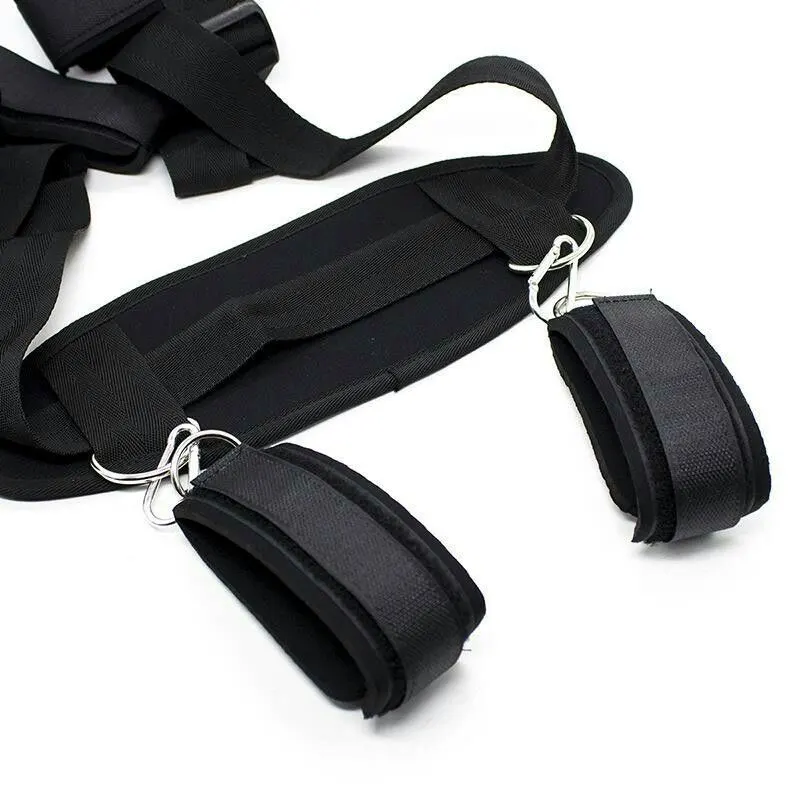 Restraint System Strap Hand & Ankle Cuffs Strap BDSM Bondage Kit Sex Toy for Couples view 4