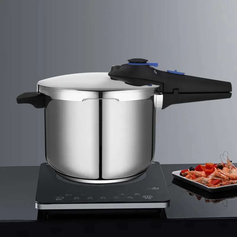 304 Stainless Steel Pressure Cooker Explosion Proof Induction Compatible Gas Stove Universal Large Capacity Pressure Cooker