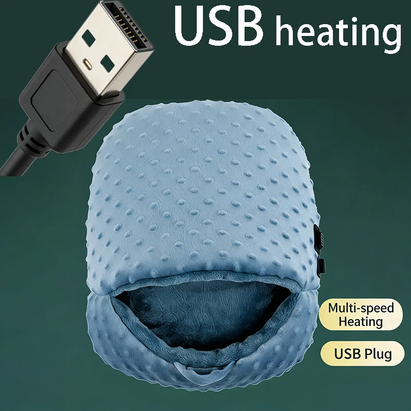 Usb Heating Hot Water Bag feet Heat Camping Sofa Winter Camp Hot Water Bottle Warmer Pain Relief Hand Therapy Soft Plush Cover