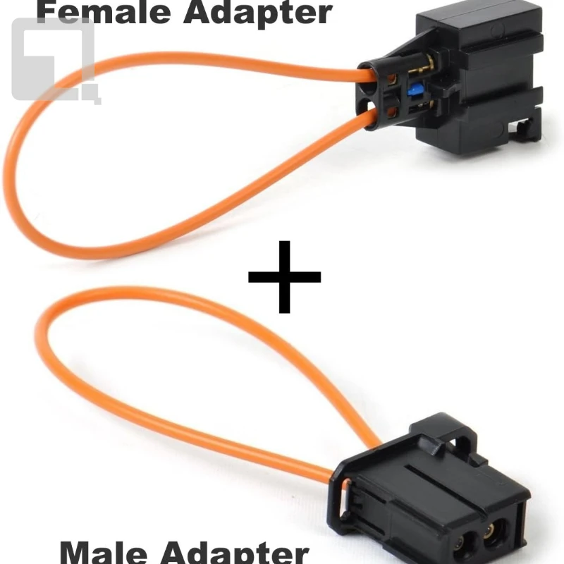 

Диагностический инструмент, 2 шт., оптоволоконная петля, байпас, мужской и женский адаптер, кабельный разъем для Porsche BMW Audi Mercedes-Benz
