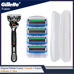 Gillette Fusion PROGLIDE Power Razor Safety Shaver 5 Layers Blades Replacement Refills for Men Beard Hair Removal Face Cleaning