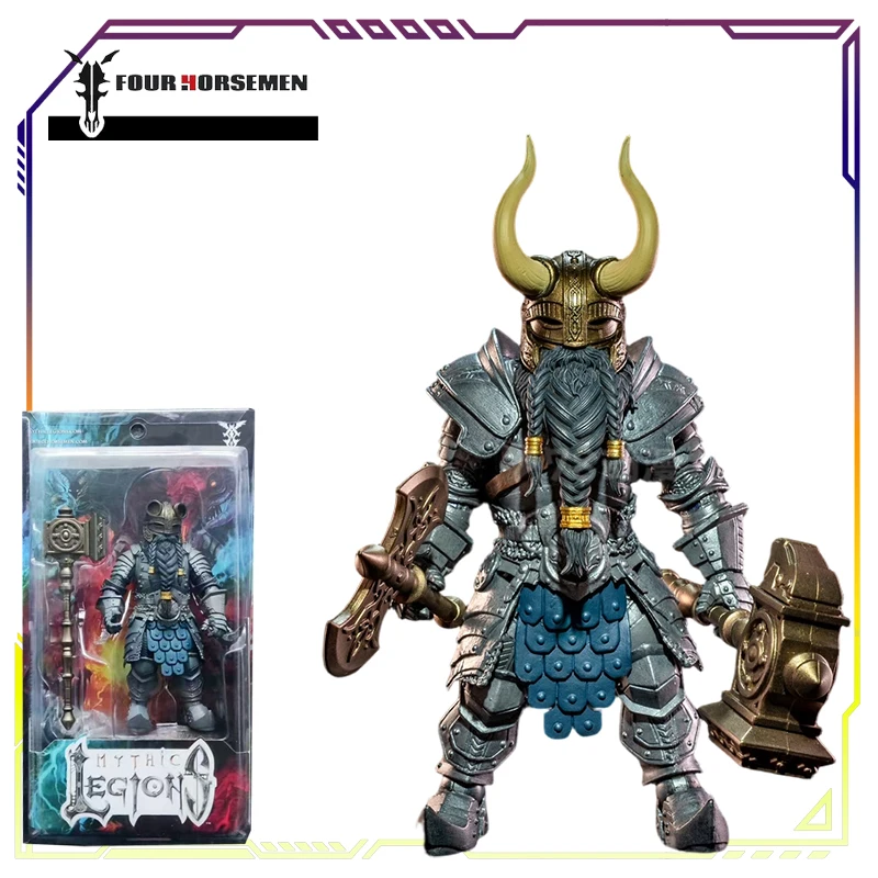 Vier Ruiters Studios originele Mythic Legions Luxe soldaten Serie Barbarian Warrior Action Figure Model Speelgoed Geschenken voor jongens