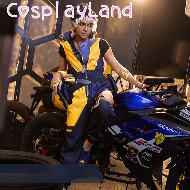 

Game Valorant Waylay Cosplay Costume Men Jumpsuit Christmas Halloween Costumes Comic Con Cosplay Outfit Play Role Clothes