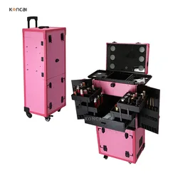 Hair Stylist Trolley Storage Box, Beauty Salon, Travel Nail Polish, Lipstick Brush Holder  Professional Factory