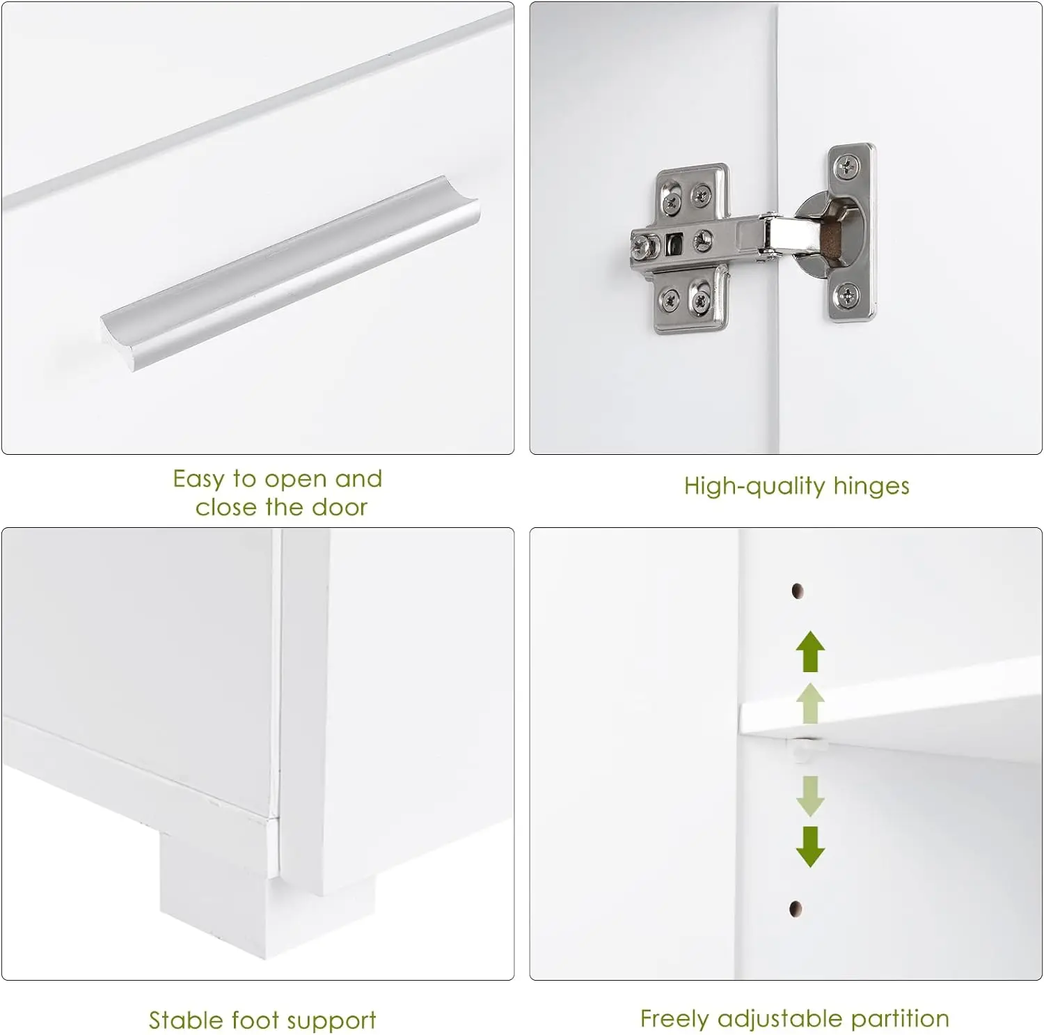 Getone washbasin Under wardrobe wardrobe White Bathroom wardrobe For bathroom, With 2 Doors 2 Trays, White, 60x31x60cm