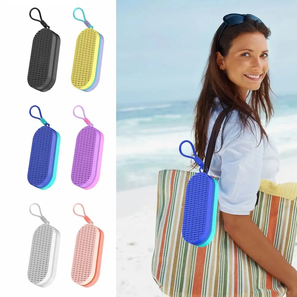 

Silicone Swimming Goggles Case Breathable Portable Glasses Storage Box with Handle Zipper Sunglasses Organizer