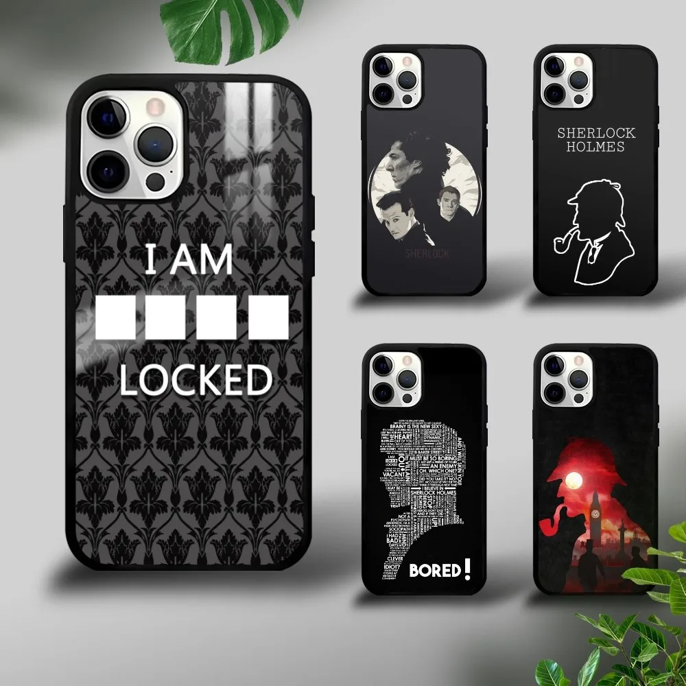 TV S-Sherlock Holmes Phone Case For iPhone 16 15 14 13 12 11 Pro Xs Max Mini Plus Celulares Hard Funda