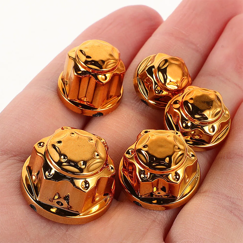 

2 Sets Motorcycle Modification Accessories Durable Abs Engine Bolt Covers Screws Bolts Nuts Hardware Caps For Scooter Stability
