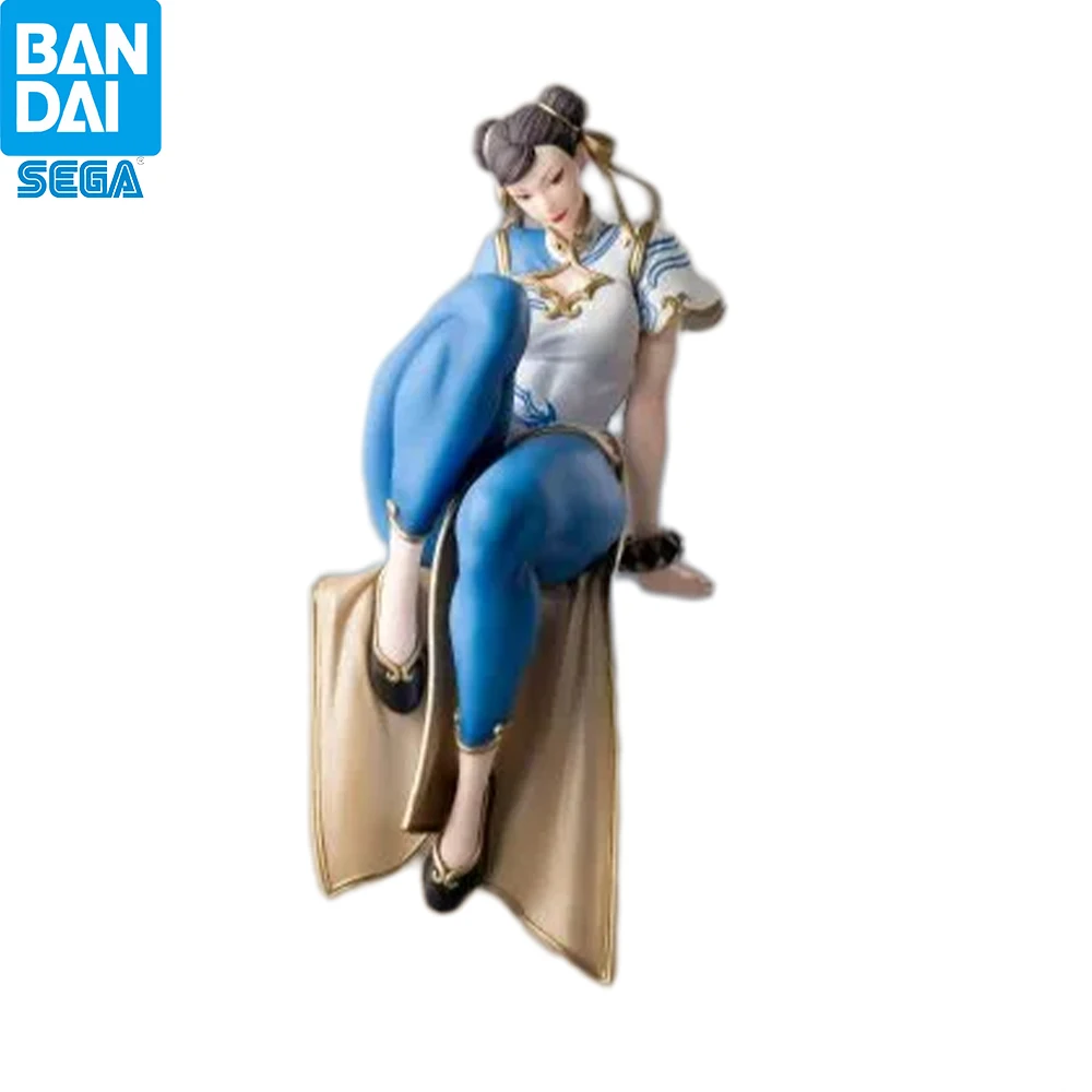 In Stock Original SEGA Street Fighter 6 - Chun-Li - PM Perching Fighting Figure Game Painted Collectible Model Toy Gift