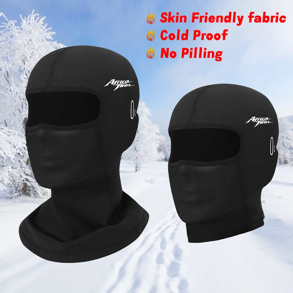 For Honda Africa Twin CRF1100L CRF1000L Crf 1100 1000 L Sports Motorcycle Cycling Warm Winter Balaclava Face Mask Helmet Cap