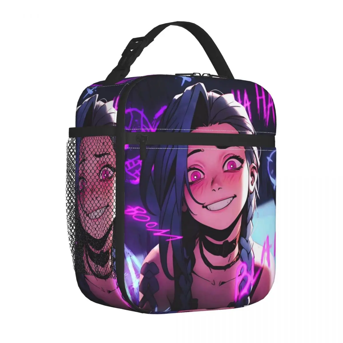 Arcane Jinx Arcane Insulated Lunch Bags Action Adventure Lunch Container Cooler Bag Tote Lunch Box Beach Picnic Food Bag