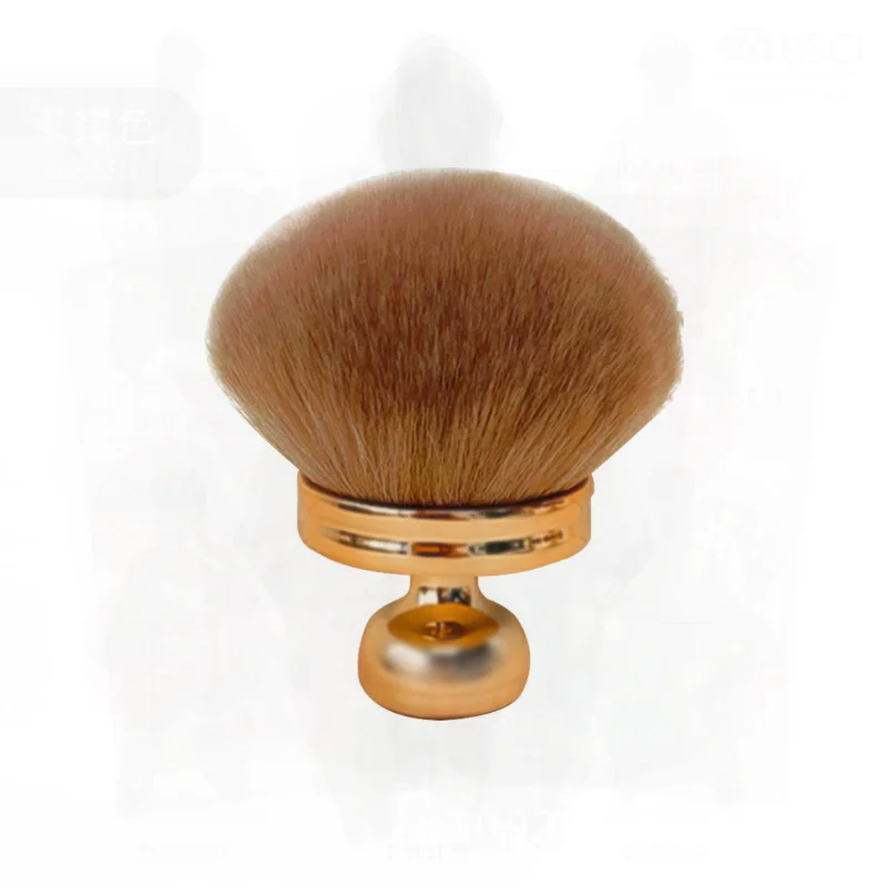 Großer, loser Puderpinsel mit Pilzkopf – flauschiger, weicher, multifunktionaler Rouge-Make-up-Pinsel im koreanischen Stil, Gold-Roségold-Optionen